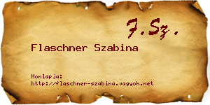 Flaschner Szabina névjegykártya